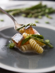 Fusilli Academia Barilla au Saumon et aux Asperges
Photo : © Barilla
