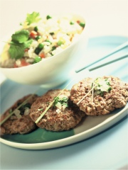 Galette de boeuf à la citronnelle
Photo : © Syndicat des Surgelés