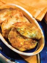 Galets de cabillaud au Comté et au maïs
Photo : © Studio Vision