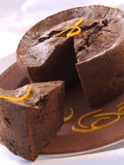 Recette Gâteau chocolat aux zestes d'orange