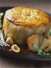 Gâteau de pomme de terre au confit et au foie gras de canard
Photo : © Laurent Rouvrais / CNIPT