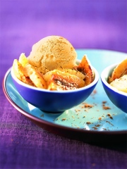Glace caramel façon crumble
Photo : © SFIG