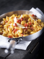 Gnochetti Sardi façon risotto au chorizo et safran