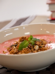 Granola au lassi de fraises rondes de France
Photo : © La Maison du Bonheur/AOPn Fraise