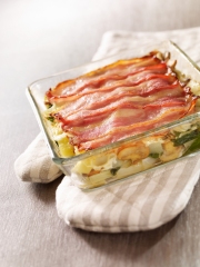 Gratin de blettes et poitrine fumée
Photo : © Herta