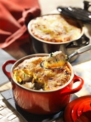 Gratin de cabillaud forestier
Photo : © Frédéric Arnaud