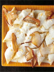 Gratin de gros macaroni au cantal jeune et cèpes