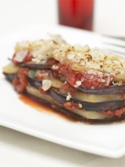 Gratin de pommes de terre, aubergines et tomates
Photo : © Fousdepommesdeterre