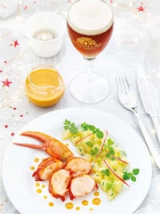 Recette Homard, Sauce au Corail, à la Bière de Noël