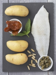 Filets de Sole à la pomme de terre Pompadour
Photo : © Michel Langot / Pompadour Label Rouge