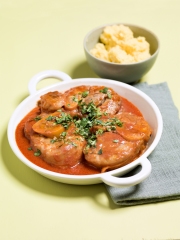 Jarret de veau à la milanaise