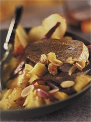 Recette Langue de bœuf au curry et compote de pommes aux 5 épices