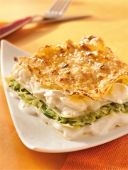 Lasagnes aux courgettes et au fromage de chèvre
Photo : © Gloria