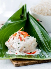 Recette Lotte, Ciboulette et Lait de Coco