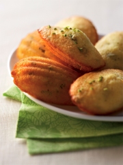 Madeleines à la pistache