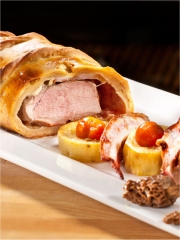 Magret de canard en croûte de Comté et crème de morilles au savagnin
Photo : © CIGC / Studiovision