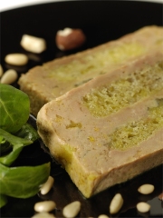 Marbré de foie gras au Banette briare et au miel
Photo : © Banette