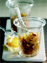 Marmelade d'Echalotes Traditionnelles aux citrons confits
Photo : © Christian Adam / Styliste : Catherine Nicolas