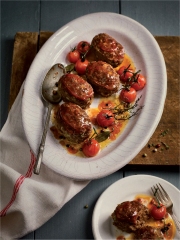 Meatloaf ou Pain de viande
Photo : © Eric Frénot / Stylisme : Delphine Brunet