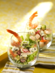 Méli-mélo de radis roses au Roquefort
Photo : © Frédéric Arnaud