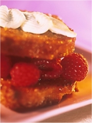 Mille feuille caramélisé à la bière et fruits rouges
Photo : © Brasseurs de France