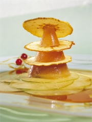 Millefeuille de pommes Granny-Smith et sa mousse
Photo : © Patrick André
pour Pierre-Yves Lorgeoux