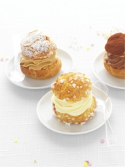 Mini-Choux à la crème mousseline
Photo : © Grand Fermage