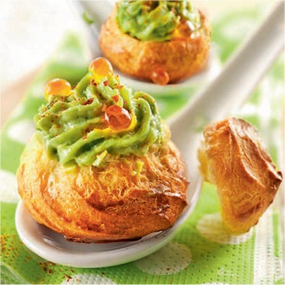 Mini Choux au guacamole
Photo : © Régilait
