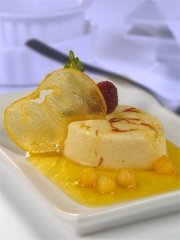 Mousse de Persimon au safran