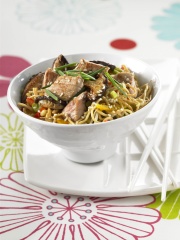 Nouilles sautées au Veau de la Pentecôte