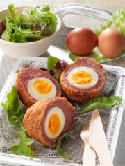 L'œuf écossais traditionnel
Photo : © CNPO – ADOCOM-RP – Ph.Asset