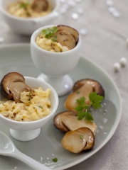 Recette Brouillade d'œufs et cèpes