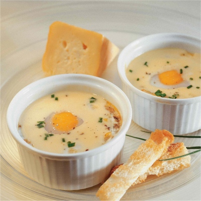 &OElig;ufs cocotte au Maroilles
Photo : © C. Herlédan