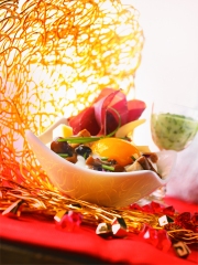 Œufs cocottes forestiers au Beaufort
Photo : © Atelier Sylvain Madelon