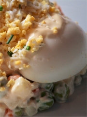 OEufs Mayonnaise Mimosa
Photo : © Jean Boutang