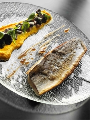 Omble chevalier et purée de patates douces
Photo : © Karin Creuzet