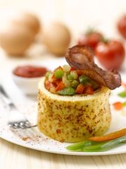 Omelette aux saveurs du Pays Basque
Photo : © Philippe Asset / CNPO-Adocom