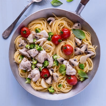 One pan pasta de lapin
Photo : © L'Atelier des Chefs