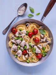 One pan pasta de lapin
Photo : © L'Atelier des Chefs