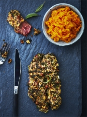 Onglet de veau en croûte de sauge et de noisettes
Photo : © INTERBEV / Produits Tripiers / Amélie Roche