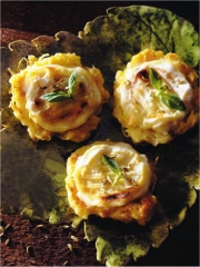 Recette Paillassons de pommes de terre aux Cabécous du Périgord