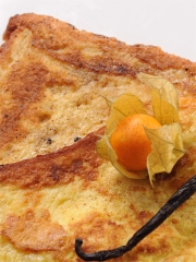 Pain perdu brioché à la vanille et cannelle