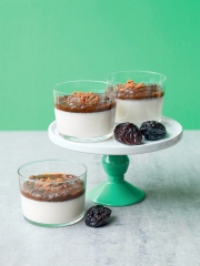 Panna cotta aux Pruneaux d'Agen
Photo : © Bureau national Interprofessionnel du Pruneau