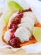 Papillote de cabillaud à la cerise acidulée