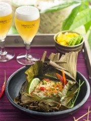 Recette Papillotes de cabillaud en feuille de bananier