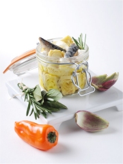 Parfait de petits artichauts marinés aux parfums marins
Photo : © Connétable