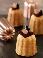 Pâtés en croûte au foie gras et marrons glacés, gelée de cassis
Photo : © CIPMG