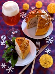 Recette Pâté en croûte volaille et foie gras