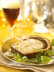 Pâté en croûte de foie gras à la Bière de Noël
Photo : © Brasseurs de France