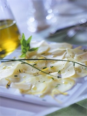 Carpaccio de pommes de terre
Photo : © CNIPT / Y. Bagros